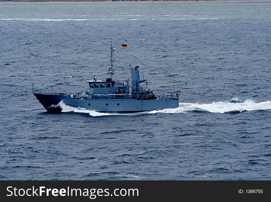 Picture of military ships in Coppenhagen, Denmark.