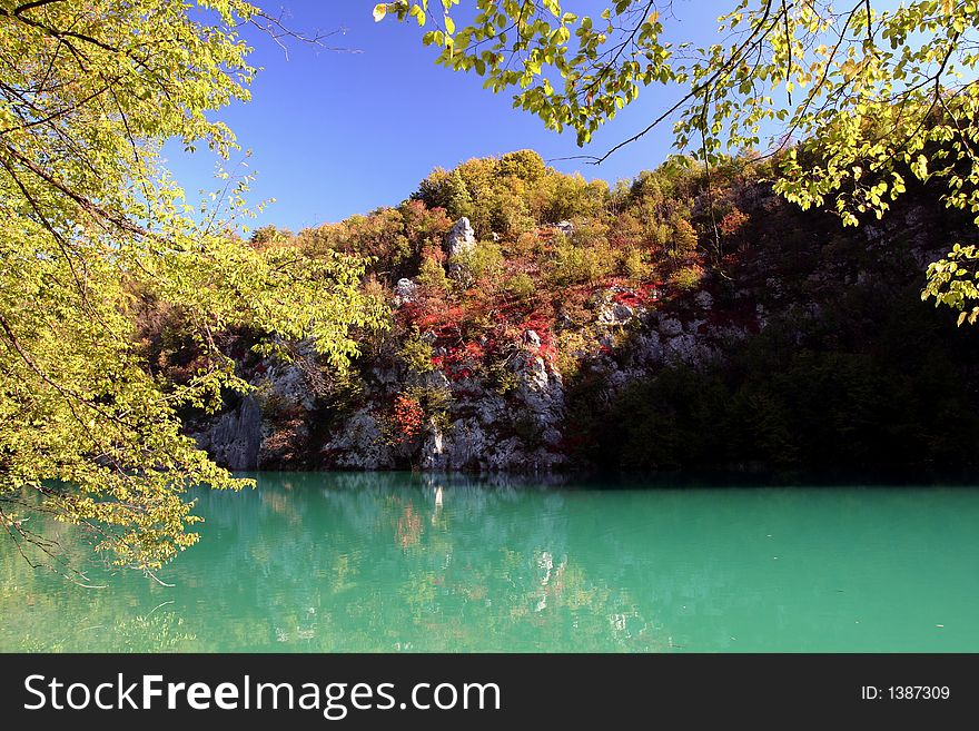 Autumn in the Plitvice National Park, Croatia