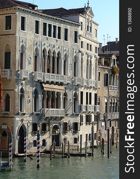 Palazzo at the Grand Canal in Venice, Italy