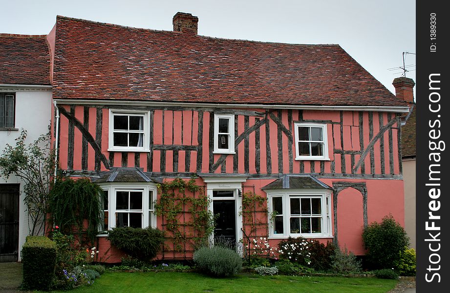 Timber Framed Medieval Cottage in an Historic Village in England