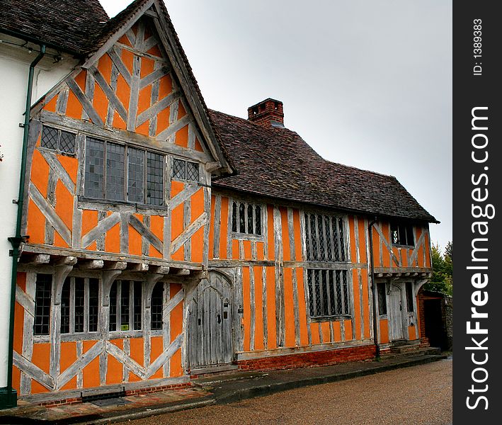 Timber Framed Medieval Cottage in an Historic Village in England