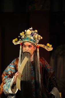 China Opera Man With Long Beard Stock Photo China Opera Man With Long Beard Stock Photo