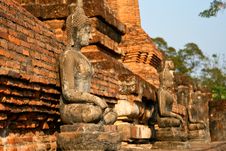 Buddha Statue In Sukhothai Historical Park Stock Photography