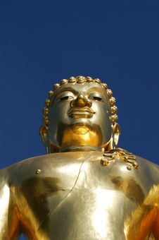 Golden Buddha At Golden Triangle Stock Photography Golden Buddha At Golden Triangle Stock Photography