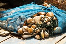 Fishing Net Will Be Dried In A Small Village Royalty Free Stock Images Fishing Net Will Be Dried In A Small Village Royalty Free Stock Images