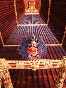Traditional Balinese Ceiling And Ornament Royalty Free Stock Image Traditional Balinese Ceiling And Ornament Royalty Free Stock Image