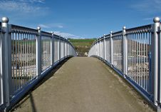 Footbridge Over Glenarm River. Royalty Free Stock Image Footbridge Over Glenarm River. Royalty Free Stock Image