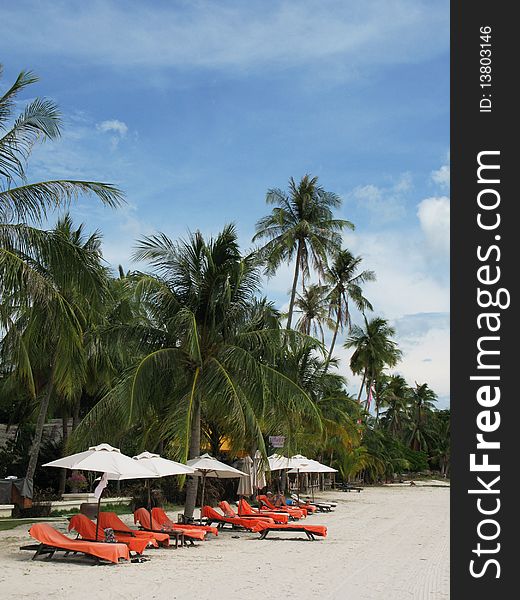 Tropical beach of Langkawi island, Malaysia