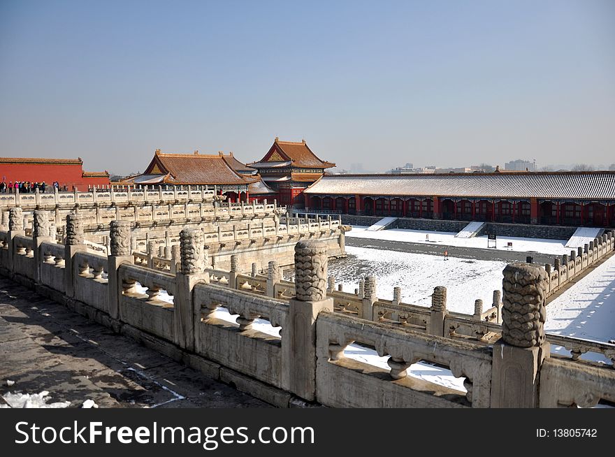Forbidden City in Bejing in China