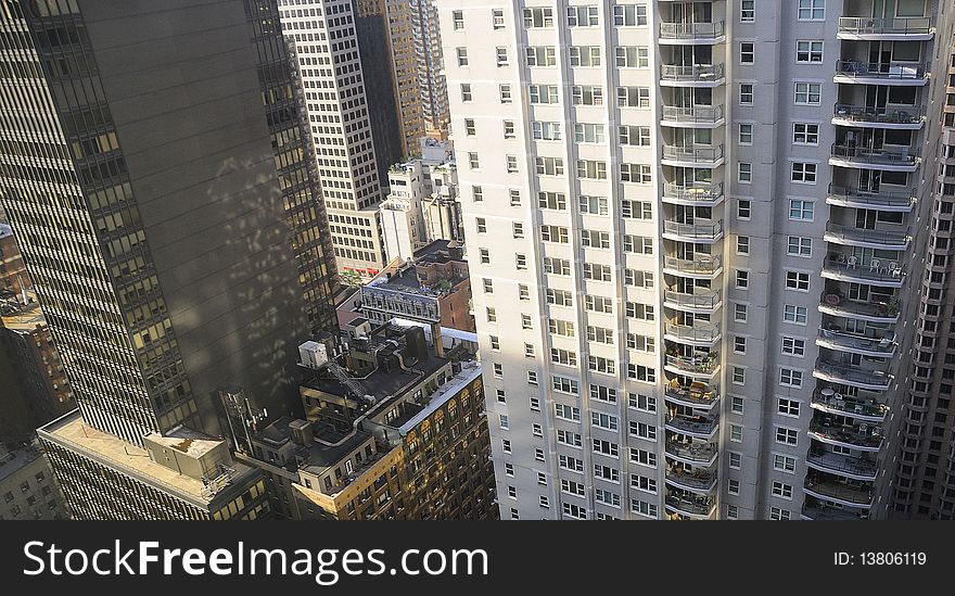 Times Square Area In New York