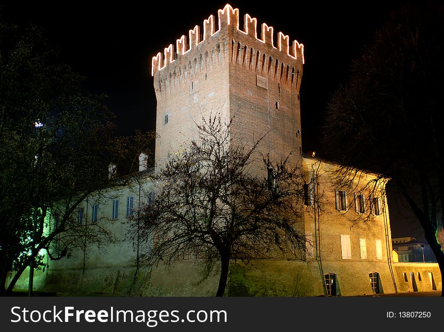 San Martino Tower By Night