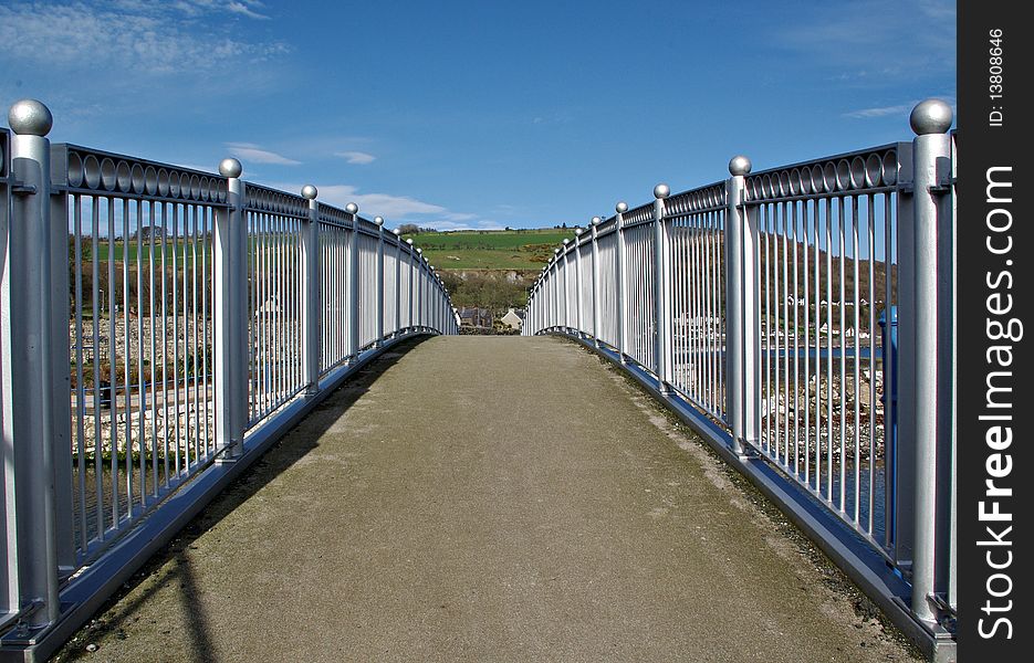 Footbridge Over Glenarm River.