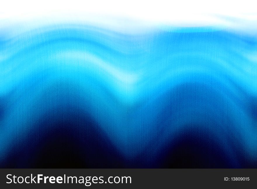 Bright blue light on blue background