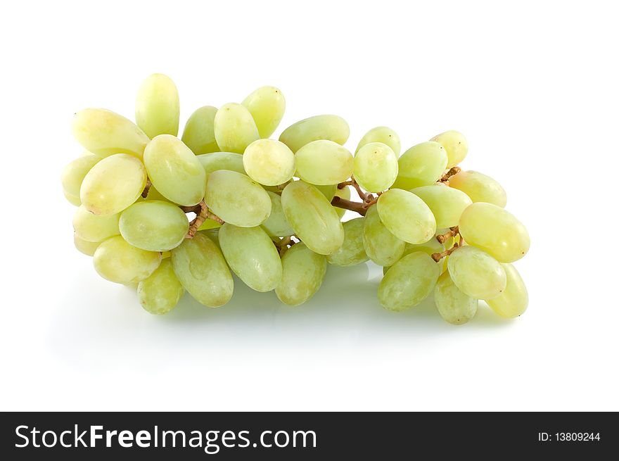 Cluster of grapes,isolation on white background