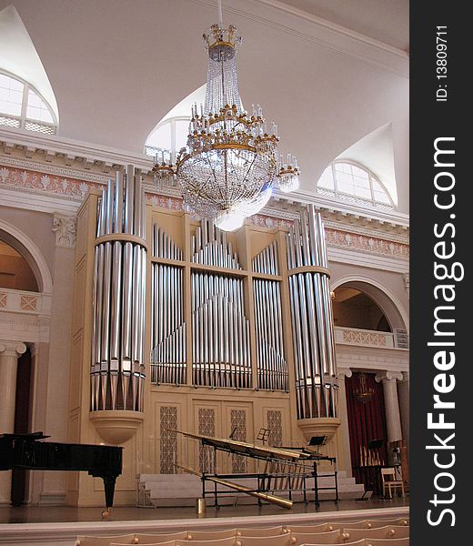 Organ of St. Petersburg Philharmonic Shostakovich, Great Hall