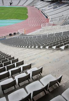 Olympic Stadium Of Montjuic (Barcelona) Stock Photo Olympic Stadium Of Montjuic (Barcelona) Stock Photo