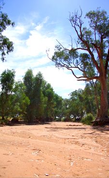 Outback NSW Dried River Stock Photography Outback NSW Dried River Stock Photography