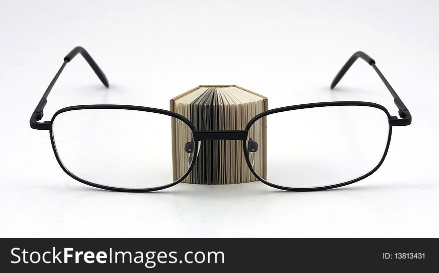 Mini Book And Glasses