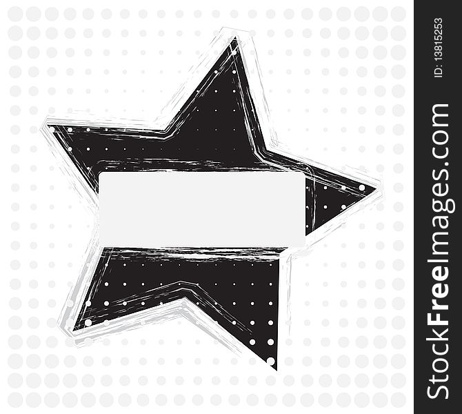 Grunge star  design