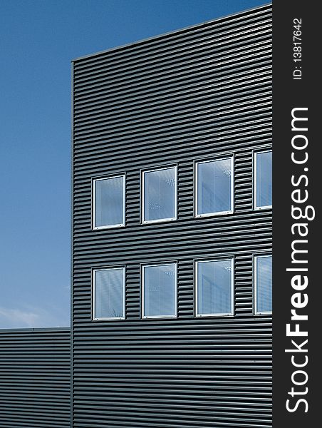 A new modern building facade