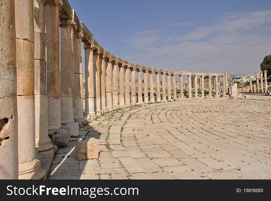 Forum In Jerash