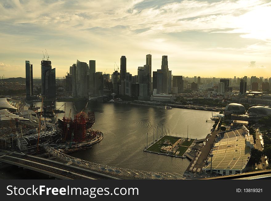 On The Toppest Singapore Flyer