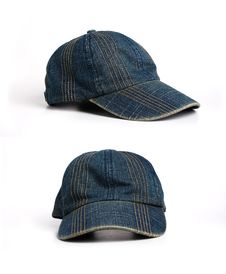 Free Denim Cap Royalty Free Stock Photos - 13821238