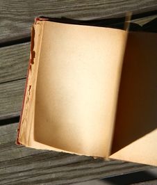 Blank Pages Of An Old Book Royalty Free Stock Image Blank Pages Of An Old Book Royalty Free Stock Image