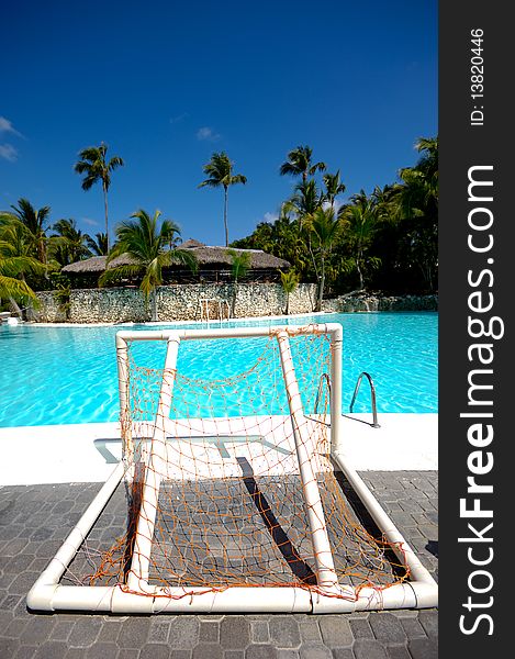 Hotel resort with a very nice swimming pool