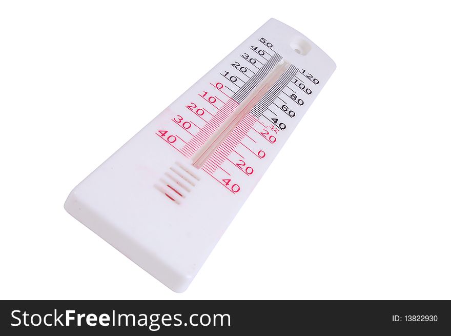 Thermometer isolated on white background