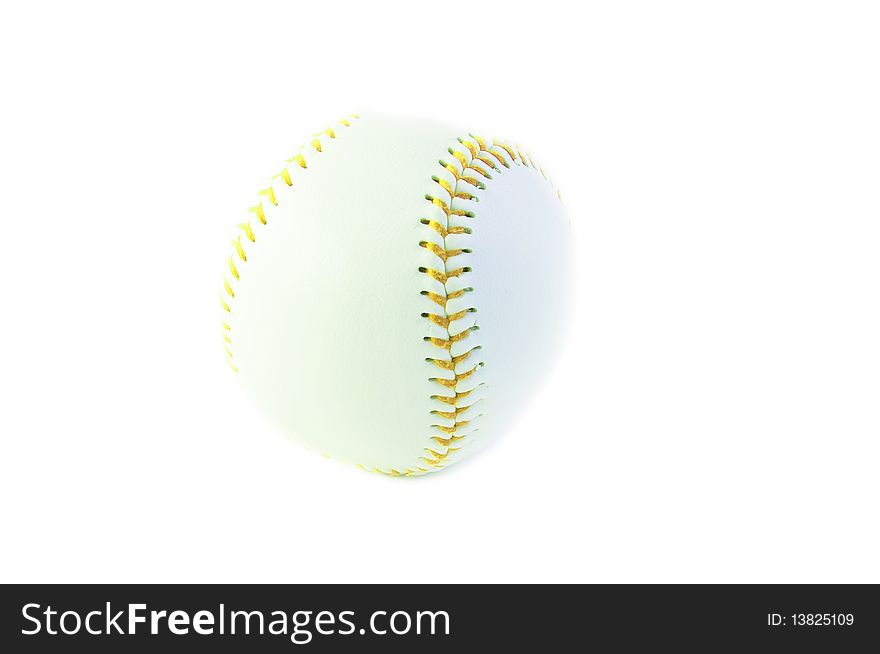 Baseball isolated on white background