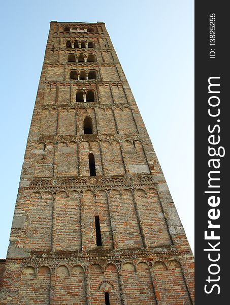 Abbey of Pomposa in Comacchio (Italy) . Abbey of Pomposa in Comacchio (Italy) .