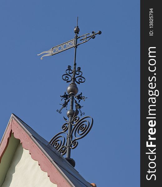 Architectural details a Wind-vane of ancient city