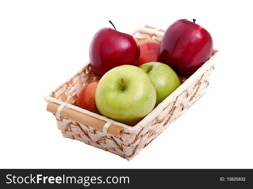 Colorful apples for healthy eating