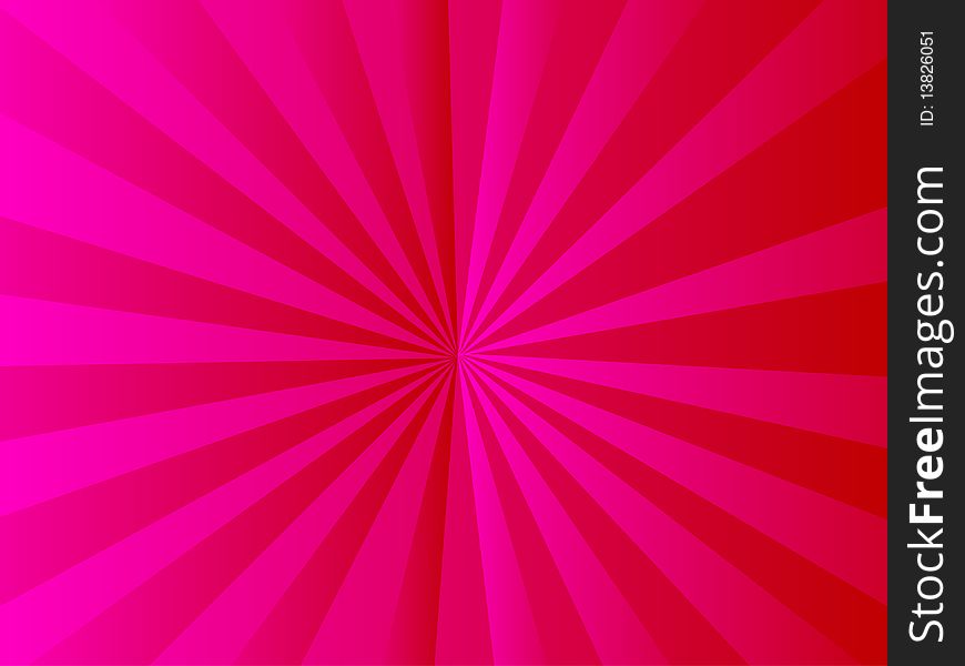 Abstract Red Ray Background