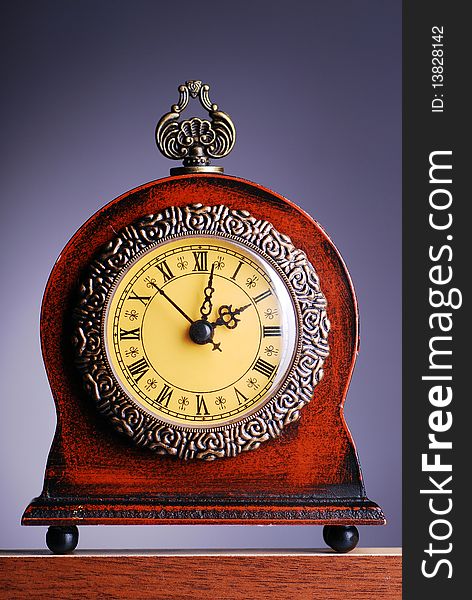 Antique looking clock high resolution image. Antique looking clock high resolution image