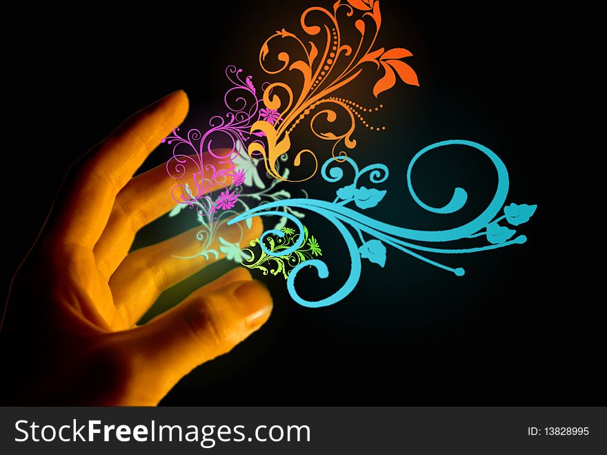 The art of light, B shot, light magic,light drawing, technology