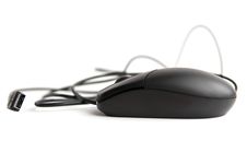 Black Usb Mouse Stock Images
