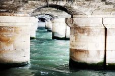 Bridge Detail Over The Seine In Paris Royalty Free Stock Photography Bridge Detail Over The Seine In Paris Royalty Free Stock Photography