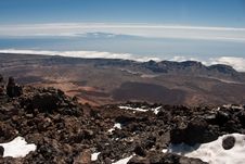 Tenerife Volcano Stock Photo