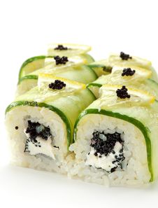 Cucumber Roll Stock Photography Cucumber Roll Stock Photography