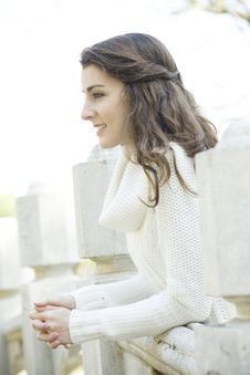 Beautiful Woman Outdoors Stock Photography Beautiful Woman Outdoors Stock Photography