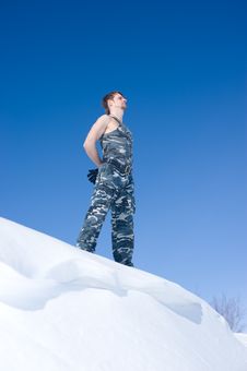 Man In Camouflage Clothing Royalty Free Stock Photo Man In Camouflage Clothing Royalty Free Stock Photo