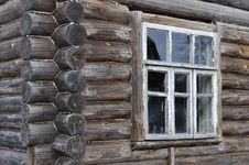 Corner Of Old Wooden House Wall Royalty Free Stock Photography Corner Of Old Wooden House Wall Royalty Free Stock Photography