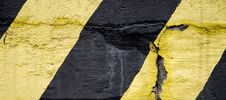 Yellow And Black Old Emergency Lines Royalty Free Stock Photo Yellow And Black Old Emergency Lines Royalty Free Stock Photo
