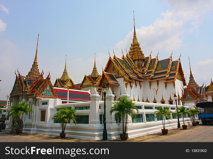 Bangkok Grand Palace guard in Thailand