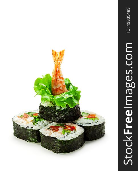 Vegetables and Shrimp Roll