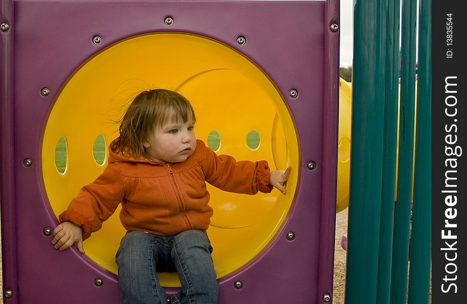 Child at the playground