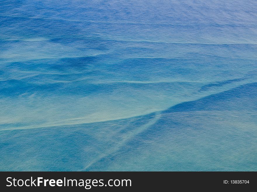 Water waves, natural pattern background