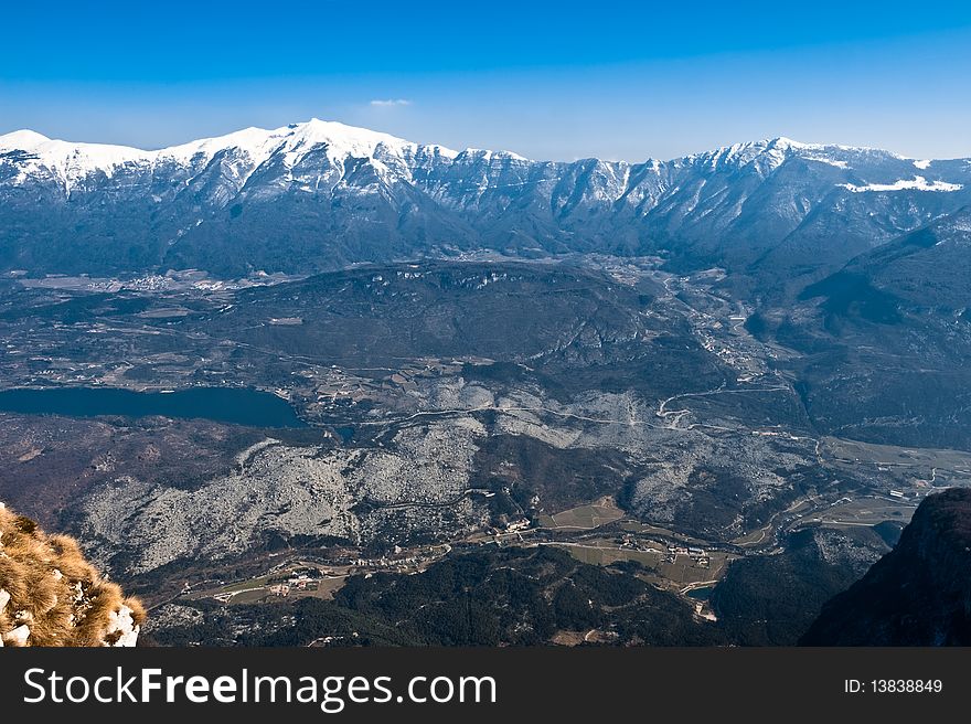 Aerial View Of Trento Valley